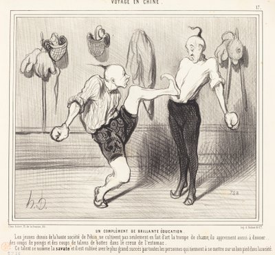 Un complemento de brillante educación de Honoré Daumier