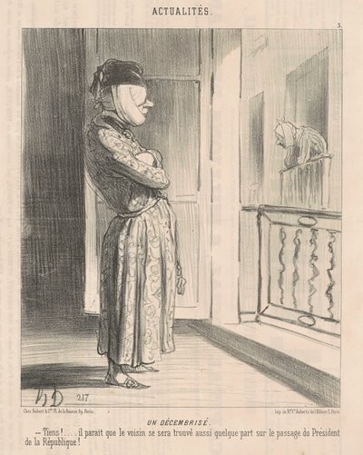 Un Decembrisé de Honoré Daumier