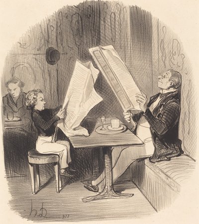 Un niño que se divierte con poco... de Honoré Daumier
