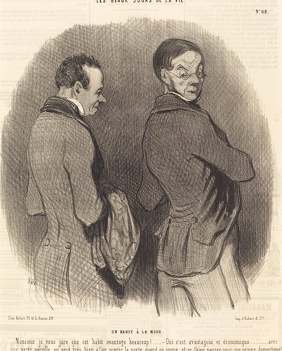 Un traje a la moda de Honoré Daumier