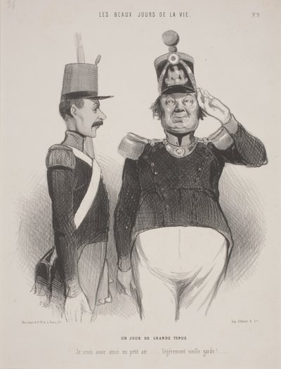Un día de gran gala de Honoré Daumier