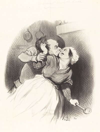 Un regreso de juventud de Honoré Daumier