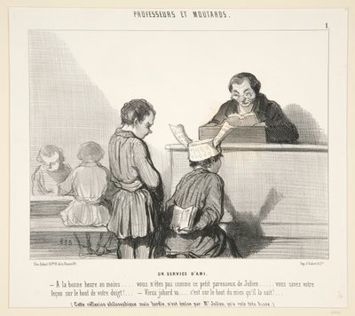 un servicio de de Honoré Daumier