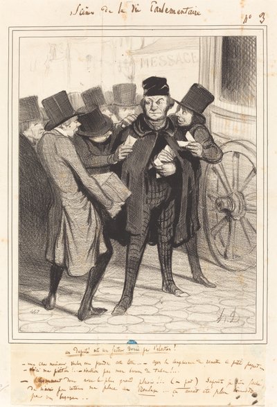 Un Viaje de placer a París de Honoré Daumier