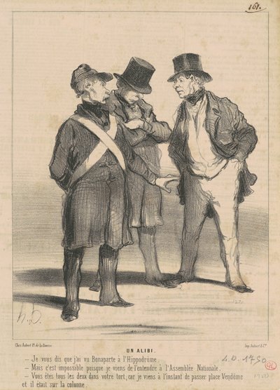 Una coartada de Honoré Daumier