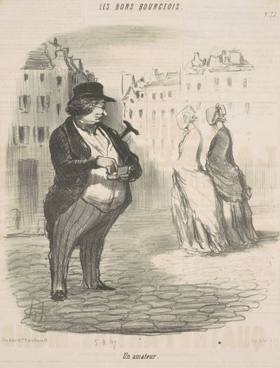 Un aficionado de Honoré Daumier