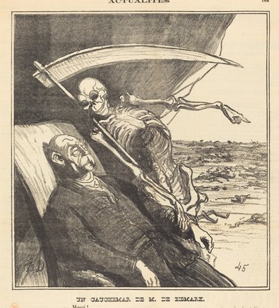 Una pesadilla de M. Bismarck de Honoré Daumier