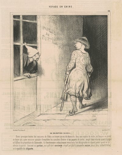 Un escarabajo chino de Honoré Daumier