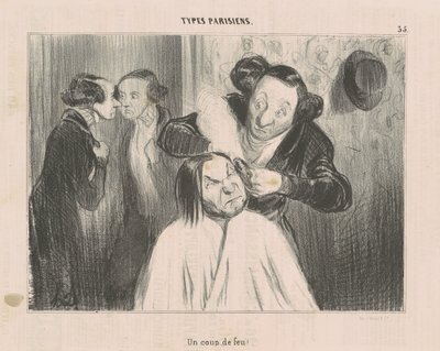 ¡Un disparo! de Honoré Daumier