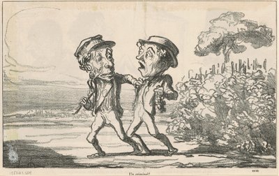 ¡Un criminal! de Honoré Daumier