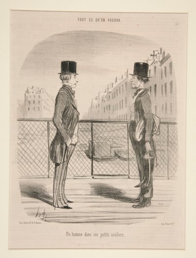 Un hombre en sus zapatos pequeños, de Tout Ce Qu de Honoré Daumier