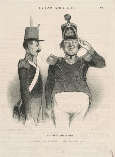 Un día de gran gala de Honoré Daumier