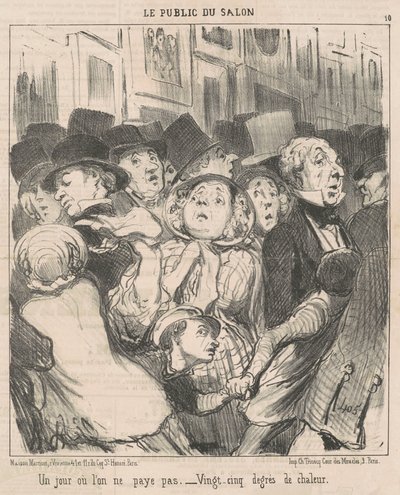 Un día en que no se paga de Honoré Daumier