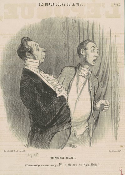 Un nuevo ennoblecido de Honoré Daumier