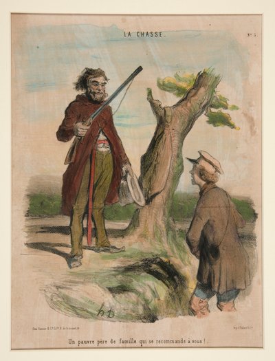 ¡Un pobre padre que se recomienda a ti! de Honoré Daumier