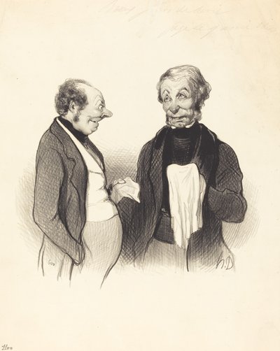 Una Buena Noticia de Honoré Daumier