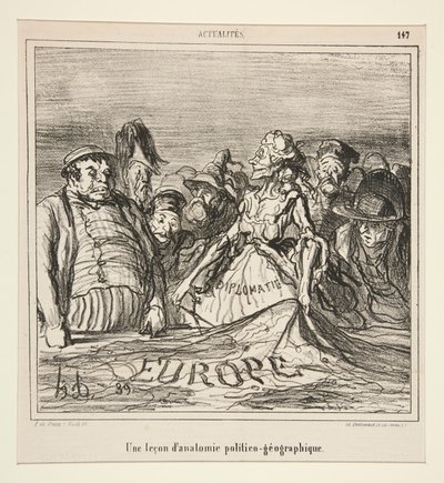una lección de de Honoré Daumier