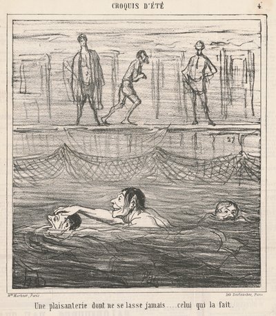 Una broma de la que no se cansa... de Honoré Daumier