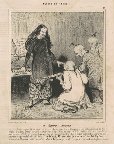 Una Recompensa Artística de Honoré Daumier