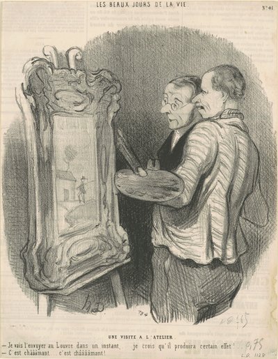 Una visita al taller de Honoré Daumier