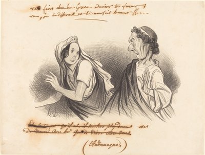 Ve a hacer... admirar tu furia... de Honoré Daumier