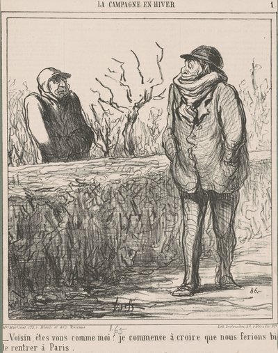 Vecino, ¿eres como yo?... de Honoré Daumier