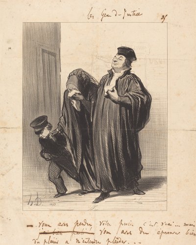 Has perdido tu juicio, es verdad... de Honoré Daumier