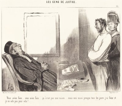 Tenías hambre... eso no es una razón... de Honoré Daumier