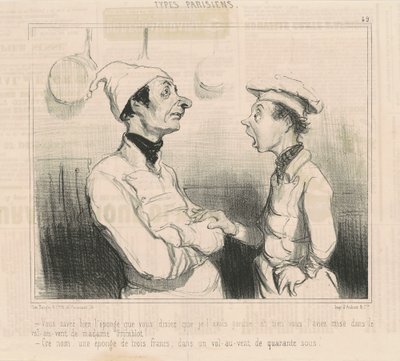 Ya sabes bien la esponja que decías... de Honoré Daumier