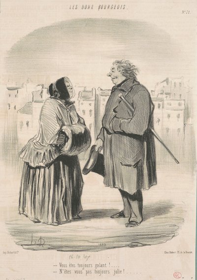 ¡Siempre eres galante! ... de Honoré Daumier