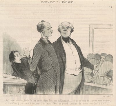 Usted ve ... el orden más perfecto reina ... de Honoré Daumier