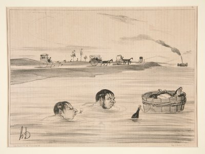 Viaje a St. Cloud de Honoré Daumier