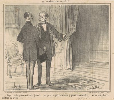 Miren, esta pieza es muy grande... de Honoré Daumier