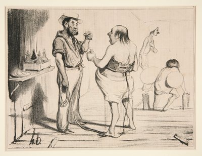 Ya ves, Bourgeois, estás precisamente en el de Honoré Daumier