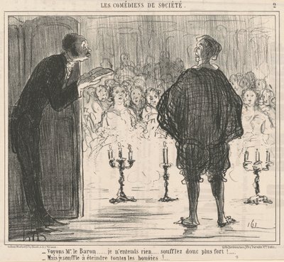 Veamos Sr. Barón... de Honoré Daumier
