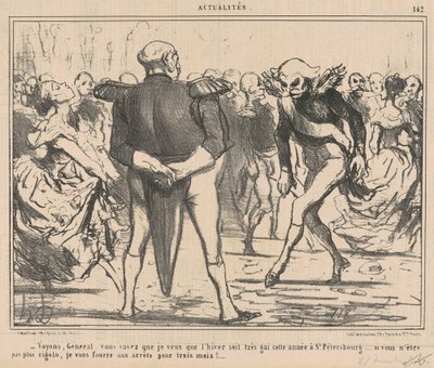 Veamos, general... de Honoré Daumier