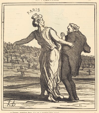 Voyons, monsieur Réac... de Honoré Daumier