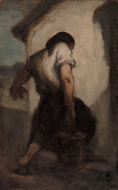 Cargador de agua de Honoré Daumier