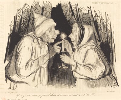 No hay nada como esto para el resfriado... de Honoré Daumier