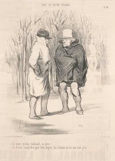 ¡Eso duele, Sr. Galimard, eso duele! ... de Honoré Daumier