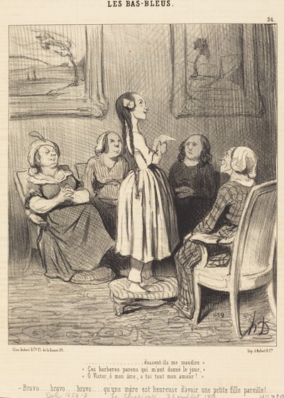 ...aunque me maldigan. Esos bárbaros padres... de Honoré Daumier