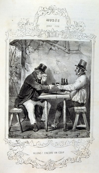 Ilustraciones sobre ideas y leyendas Philipon bajo el título Les Cent y Robert Macaire de Honoré Daumier