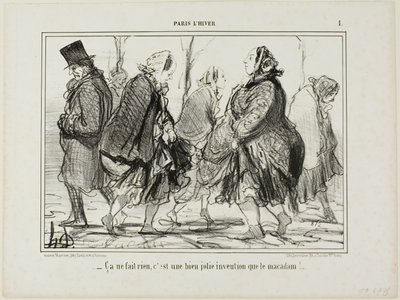 "- Eso está muy bien... ¿no es el asfalto un invento maravilloso," plato 1 de Paris L