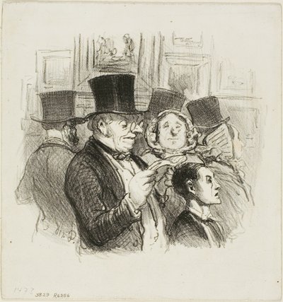 Una visita al salón de Honoré Victorin Daumier