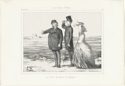 En Varenne, Saint-Maur. "¡Allí! Mi casa de campo", lámina 418 de Souvenirs d