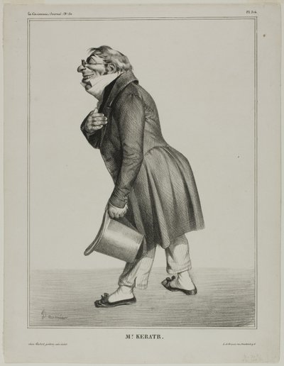 Auguste-Hilarion, Conde de Kératry de Honoré Victorin Daumier
