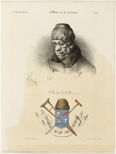 Ch. De Lam...., lámina 156 de Caricaturistas famosos de Honoré Victorin Daumier