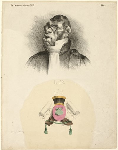 DUP..., placa 171 de Cartooning Celebrities de Honoré Victorin Daumier