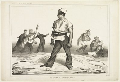 No te metas, plancha 20 de Honoré Victorin Daumier