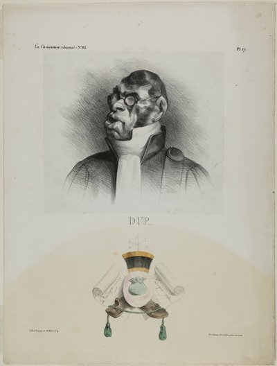 Dup..., lámina 171 de Cartooning Celebrities de Honoré Victorin Daumier